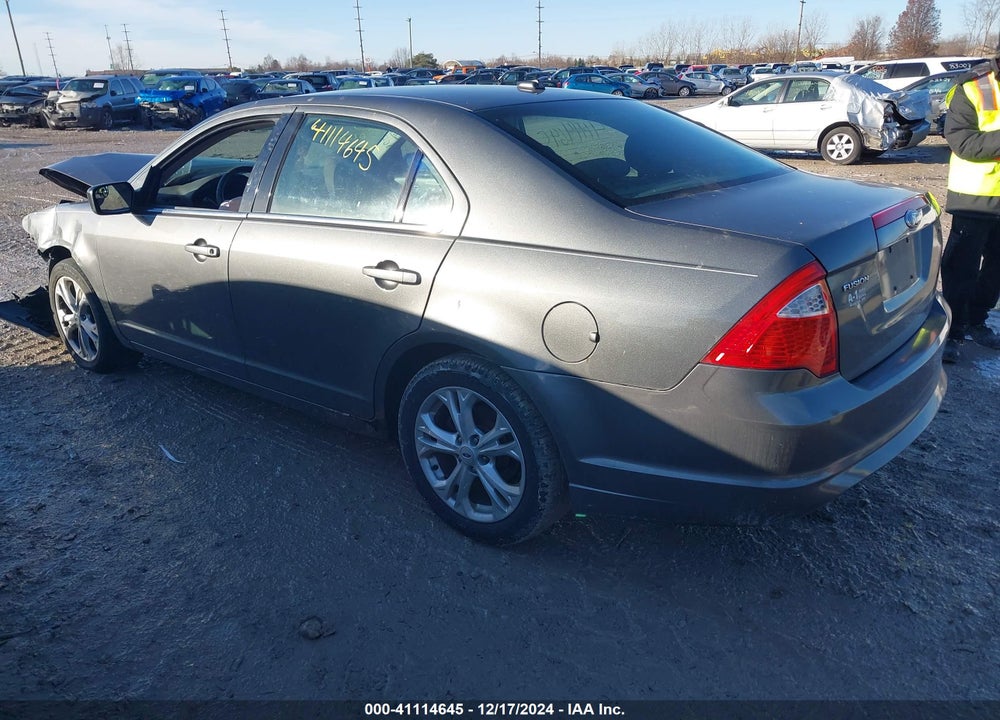 2012 FORD FUSION SE VIN: 3FAHP0HA9CR170332