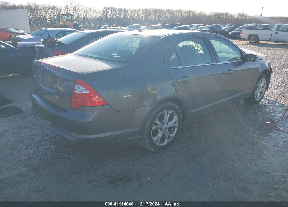 2012 FORD FUSION SE VIN: 3FAHP0HA9CR170332