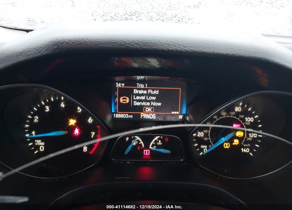 2016 FORD FOCUS VIN: 1FADP3K26GL326509