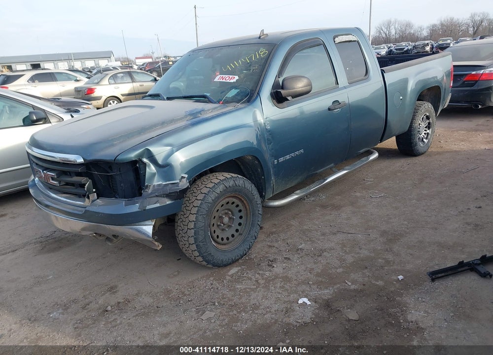 2008 GMC SIERRA 1500 SLE1 VIN: 1GTEK19J28Z261008