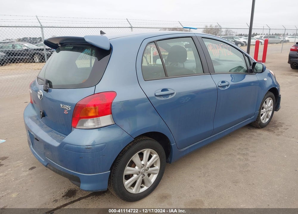 2009 TOYOTA YARIS S VIN: JTDKT903495250954