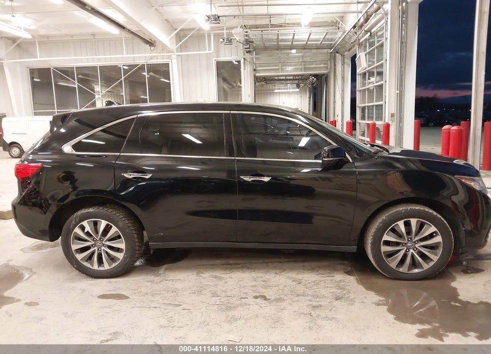2014 ACURA MDX TECHNOLOGY PACKAGE VIN: 5FRYD3H49EB012624