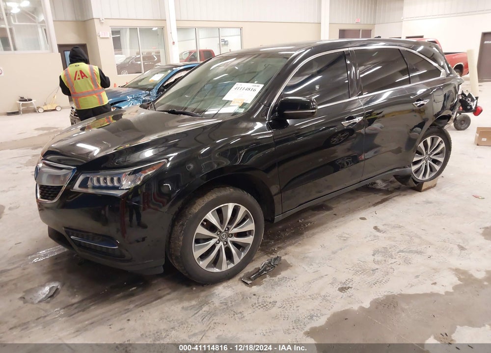 2014 ACURA MDX TECHNOLOGY PACKAGE VIN: 5FRYD3H49EB012624