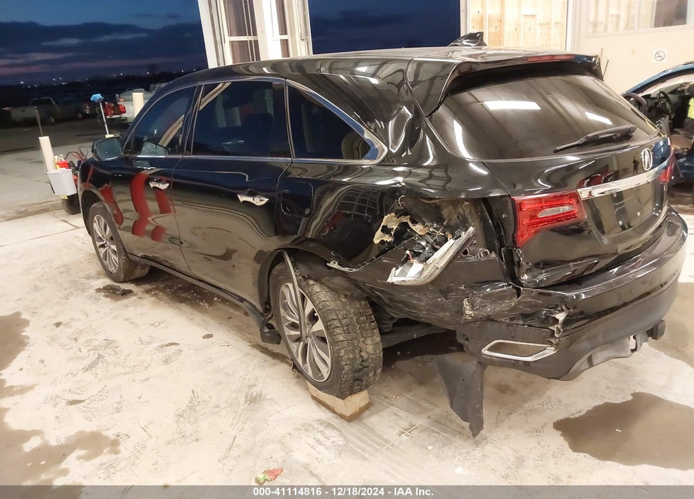 2014 ACURA MDX TECHNOLOGY PACKAGE VIN: 5FRYD3H49EB012624