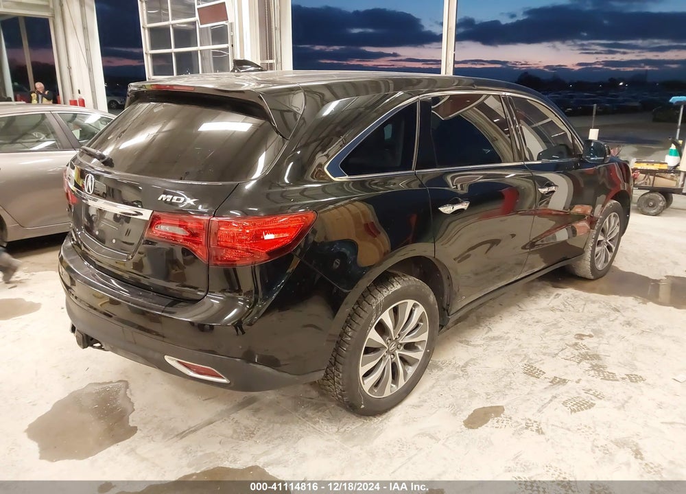 2014 ACURA MDX TECHNOLOGY PACKAGE VIN: 5FRYD3H49EB012624