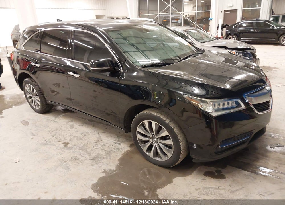 2014 ACURA MDX TECHNOLOGY PACKAGE VIN: 5FRYD3H49EB012624