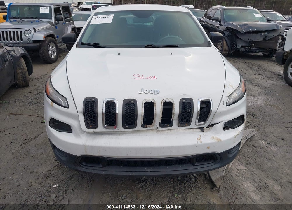 2016 JEEP CHEROKEE SPORT VIN: 1C4PJLAB1GW159968