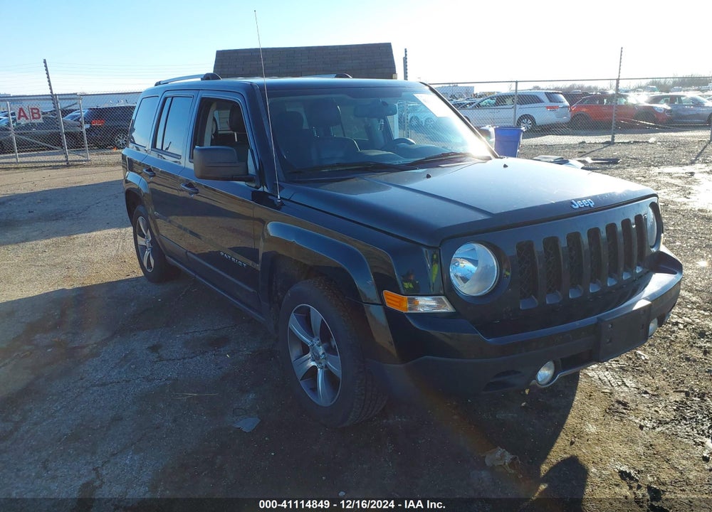 2016 JEEP PATRIOT HIGH ALTITUDE EDITION VIN: 1C4NJPFA7GD519237