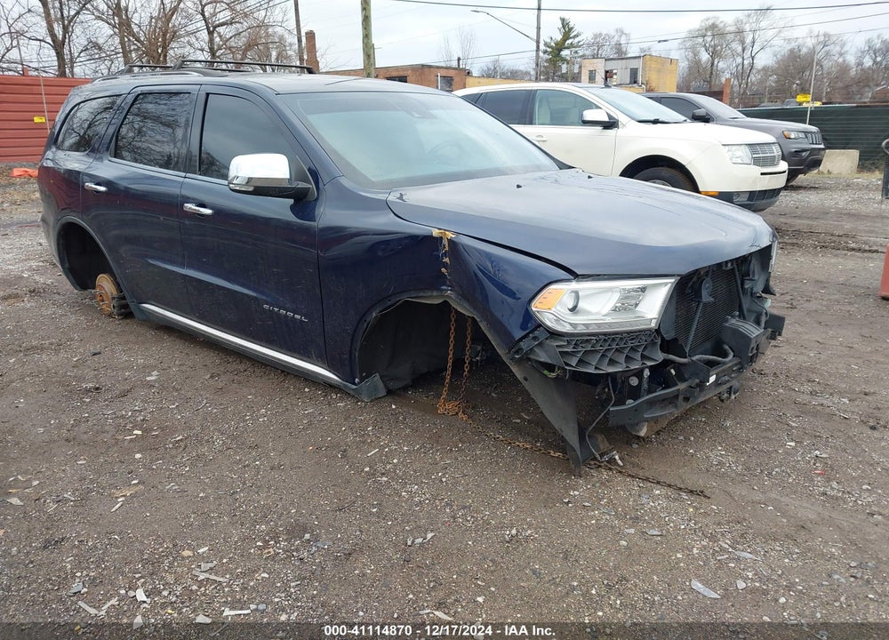 2014 DODGE DURANGO CITADEL VIN: 1C4SDJET4EC543329