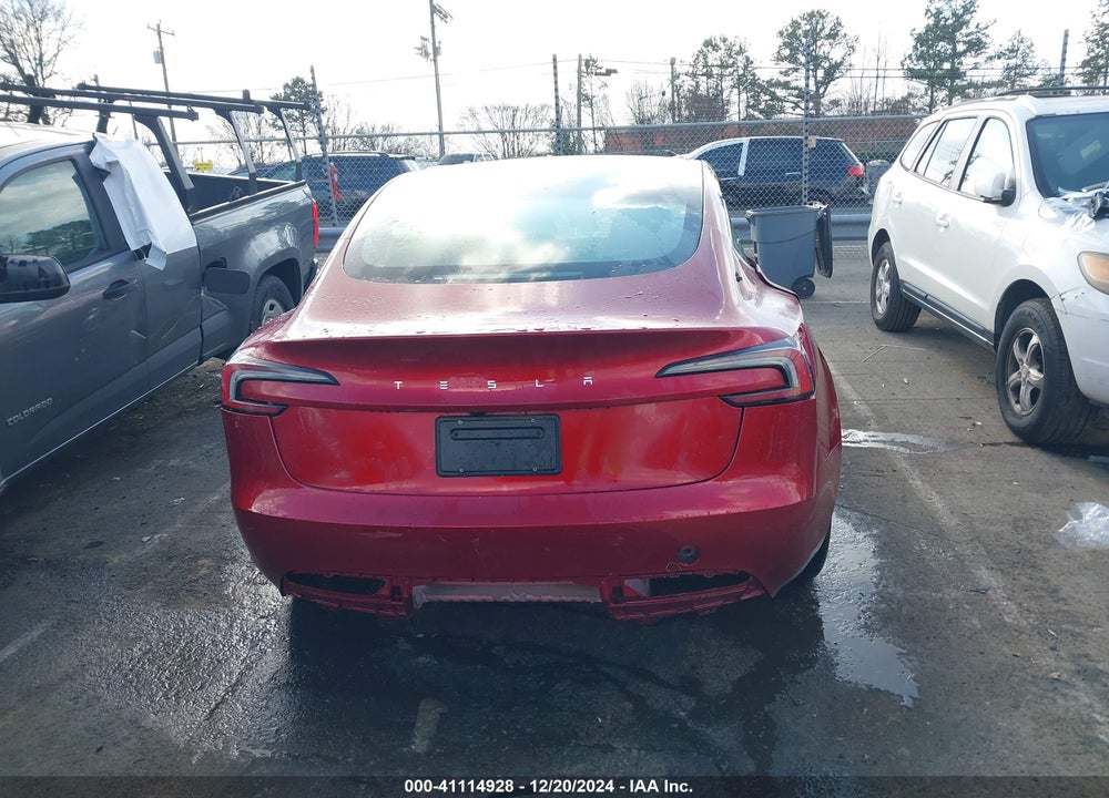 2024 TESLA MODEL 3 VIN: 5YJ3E1EA1RF727331