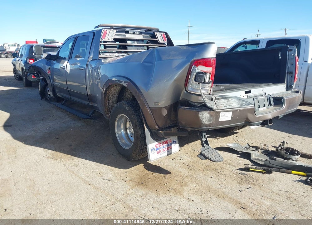 2020 RAM 3500 LAIE LONGHORN  4X4 8' BOX VIN: 3C63RRKL6LG301684