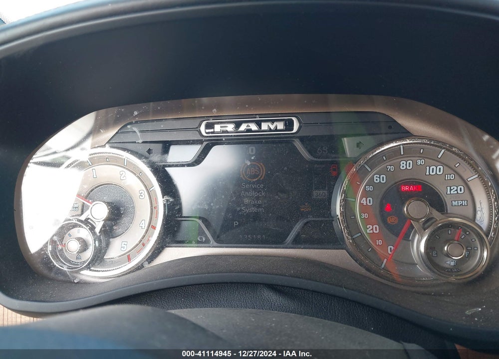 2020 RAM 3500 LAIE LONGHORN  4X4 8' BOX VIN: 3C63RRKL6LG301684