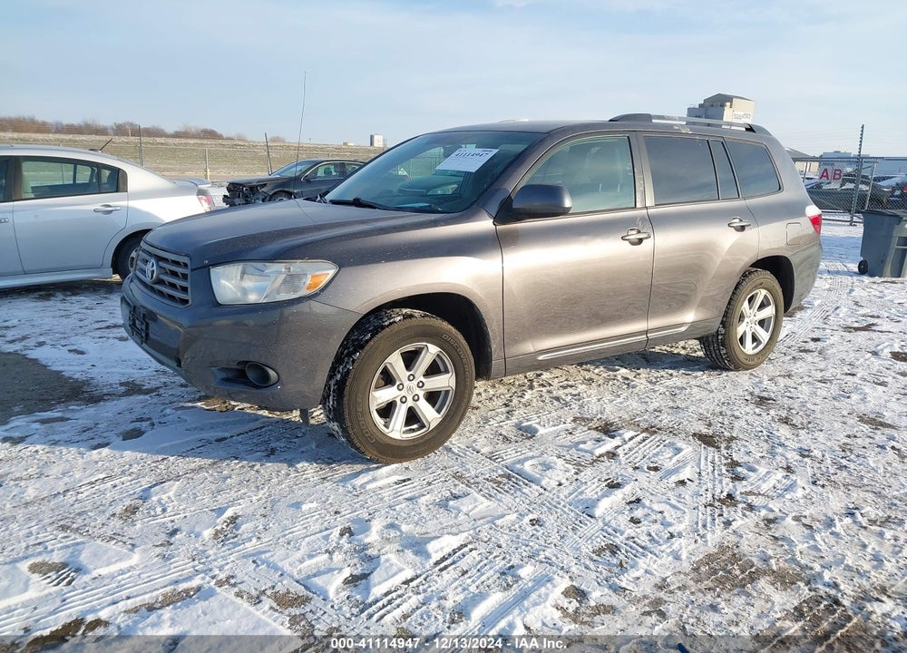 2010 TOYOTA HIGHLANDER BASE V6 VIN: 5TDZK3EH8AS006600