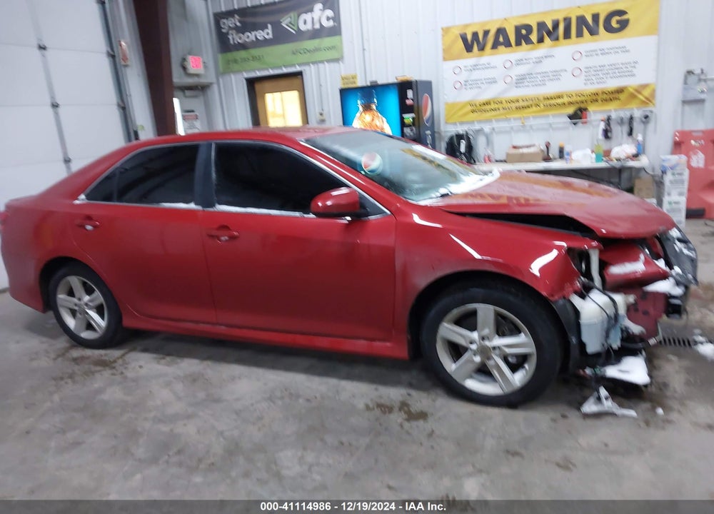 2012 TOYOTA CAMRY SE VIN: 4T1BF1FKXCU539627