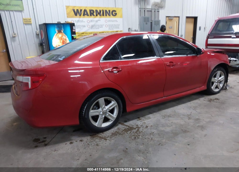 2012 TOYOTA CAMRY SE VIN: 4T1BF1FKXCU539627
