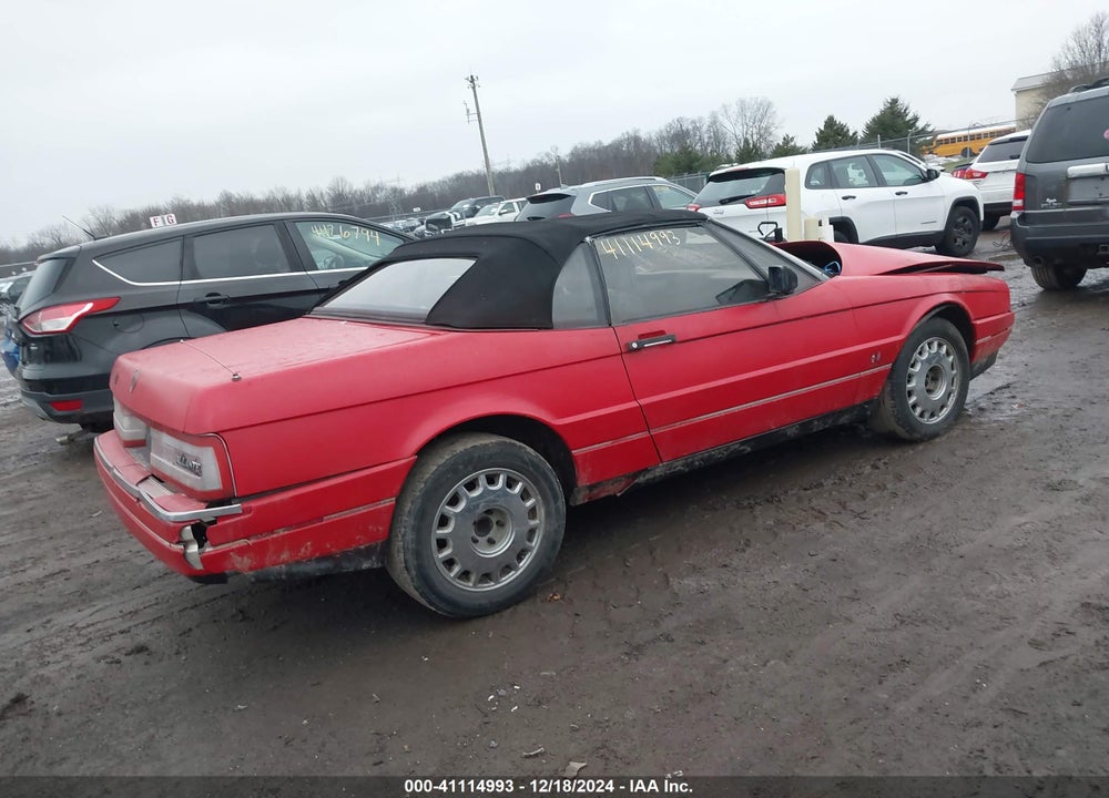 1989 CADILLAC ALLANTE VIN: 1G6VR3181KU101659