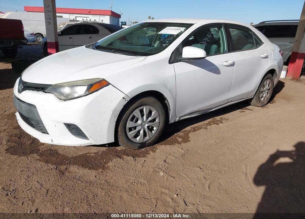 2014 TOYOTA COROLLA L VIN: 2T1BURHE7EC223621