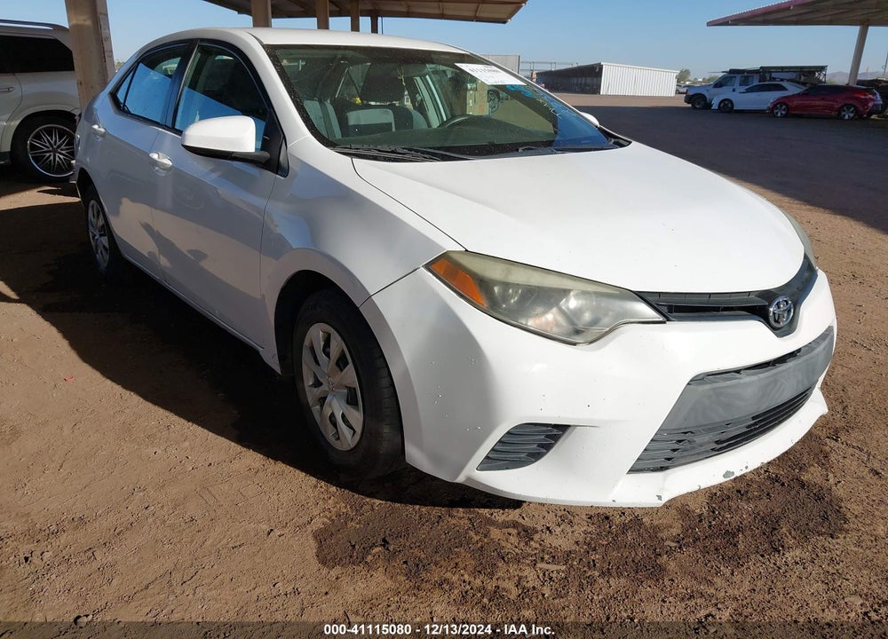 2014 TOYOTA COROLLA L VIN: 2T1BURHE7EC223621