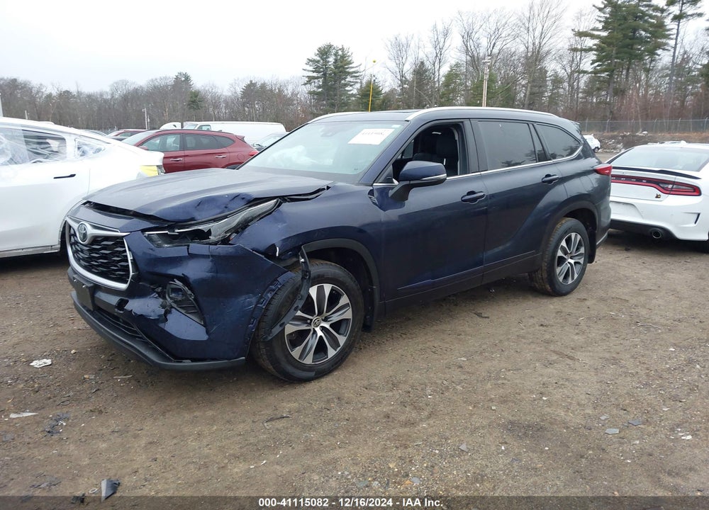 2021 TOYOTA HIGHLANDER XLE VIN: 5TDGZRBH9MS159680