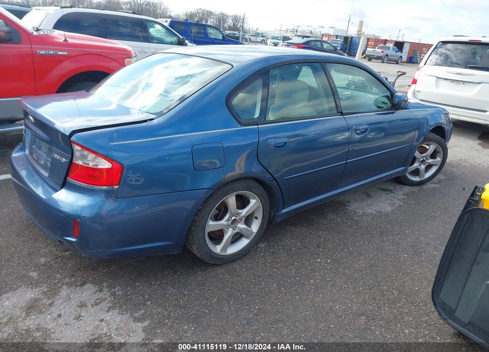 2009 SUBARU LEGACY VIN: 4S3BL616697222262