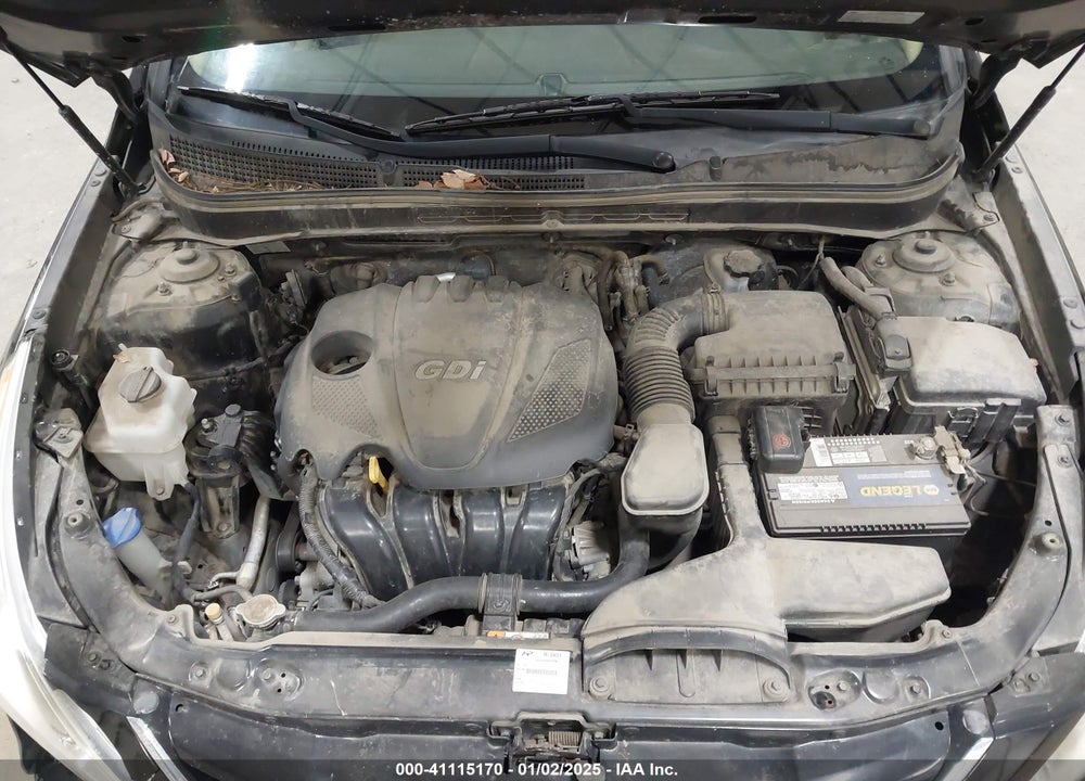 2013 HYUNDAI SONATA GLS VIN: 5NPEB4AC5DH682642