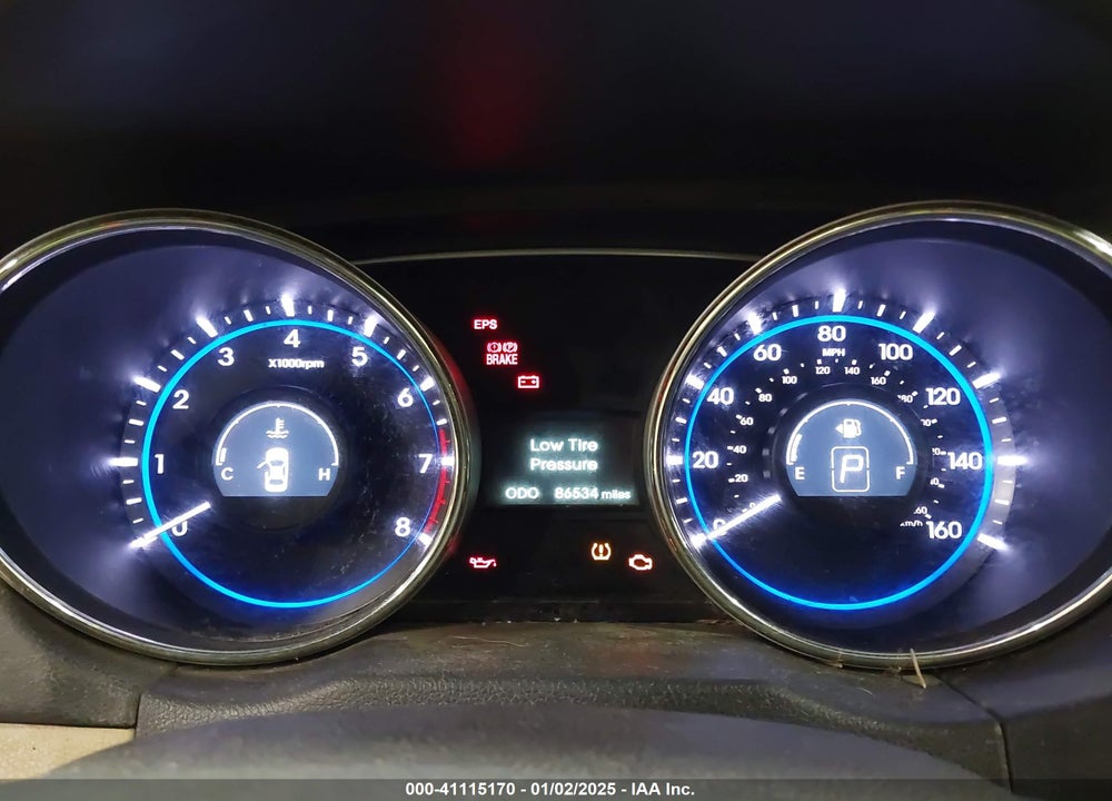 2013 HYUNDAI SONATA GLS VIN: 5NPEB4AC5DH682642