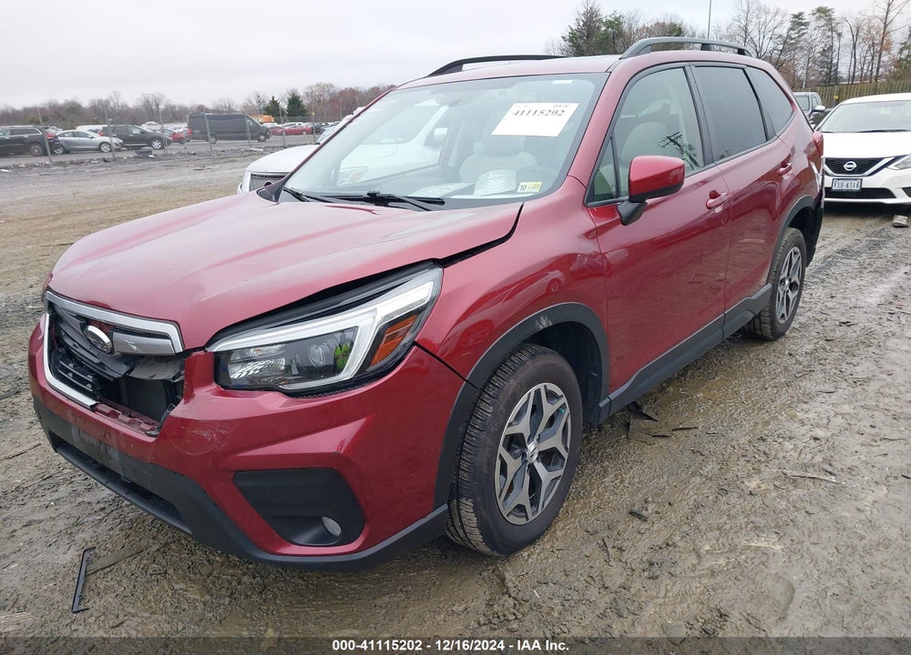 2021 SUBARU FORESTER PREMIUM VIN: JF2SKAJC7MH592331