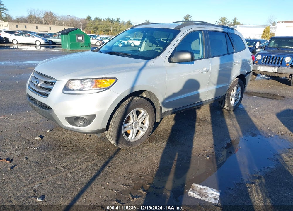 2012 HYUNDAI SANTA FE GLS VIN: 5XYZGDAB4CG151576