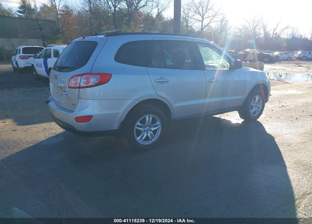 2012 HYUNDAI SANTA FE GLS VIN: 5XYZGDAB4CG151576