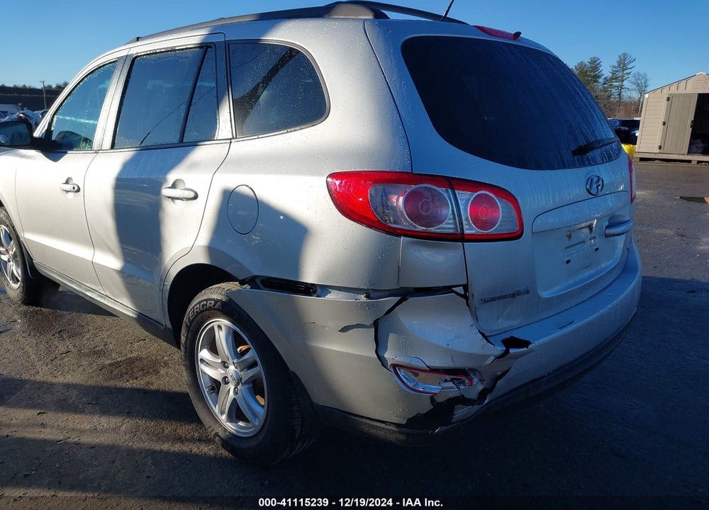 2012 HYUNDAI SANTA FE GLS VIN: 5XYZGDAB4CG151576