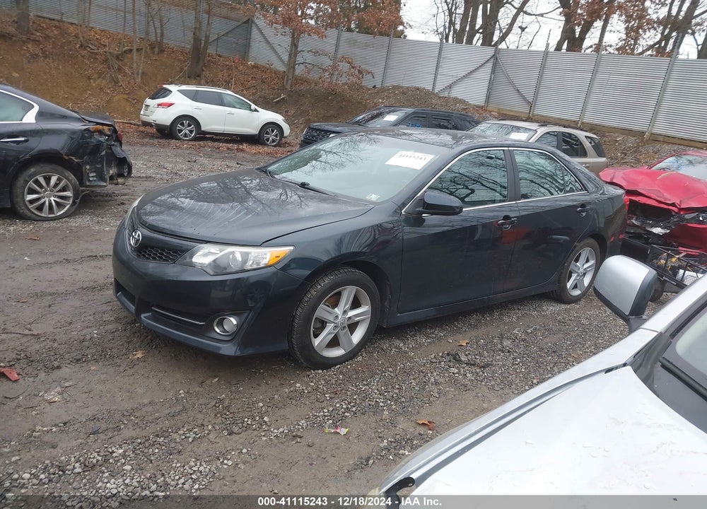 2012 TOYOTA CAMRY SE VIN: 4T1BF1FK2CU096616