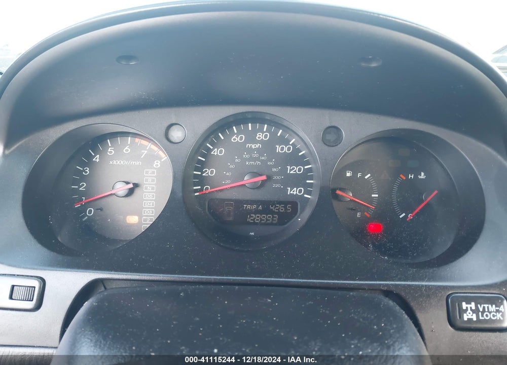 2003 ACURA MDX VIN: 2HNYD18603H523261