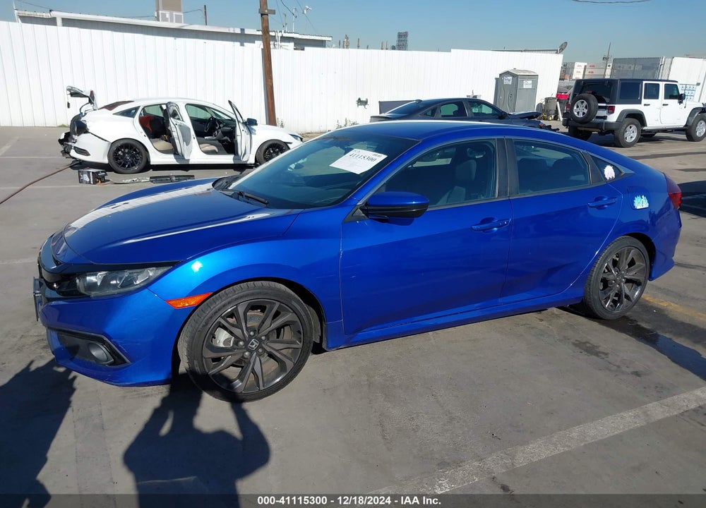 2019 HONDA CIVIC SPORT VIN: 2HGFC2F8XKH531023