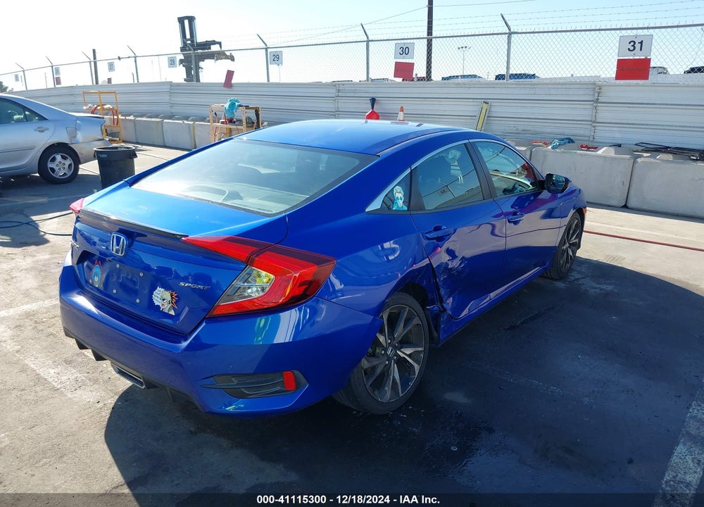 2019 HONDA CIVIC SPORT VIN: 2HGFC2F8XKH531023