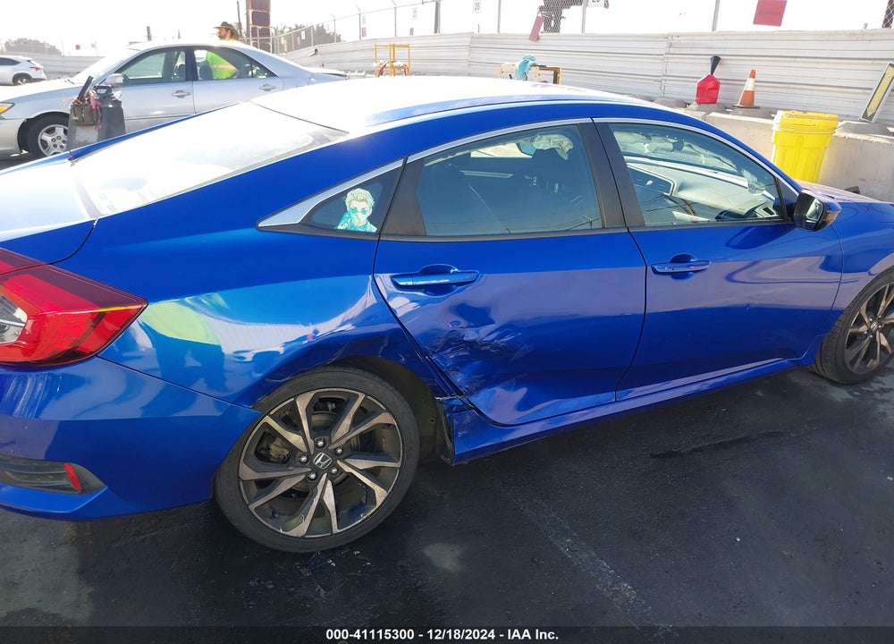 2019 HONDA CIVIC SPORT VIN: 2HGFC2F8XKH531023