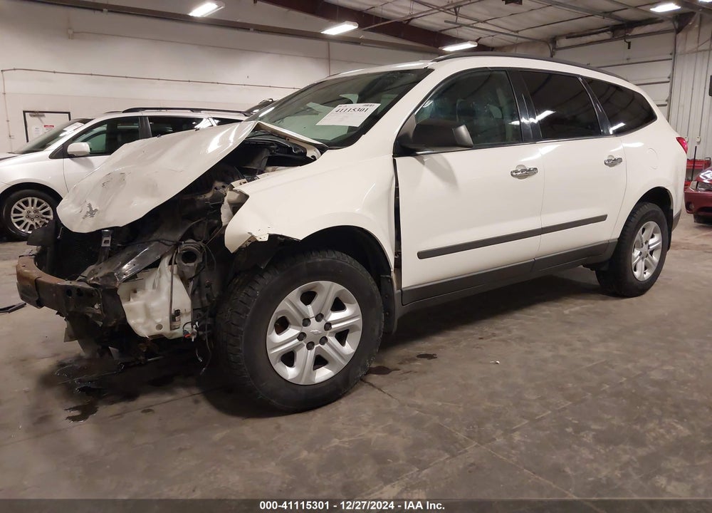 2012 CHEVROLET TRAVERSE LS VIN: 1GNKREED5CJ405655