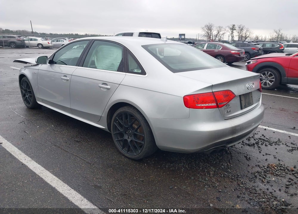 2012 AUDI A4 2.0T PREMIUM VIN: WAUFFAFLXCA119184