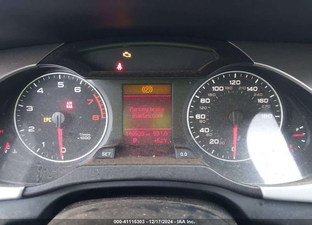 2012 AUDI A4 2.0T PREMIUM VIN: WAUFFAFLXCA119184