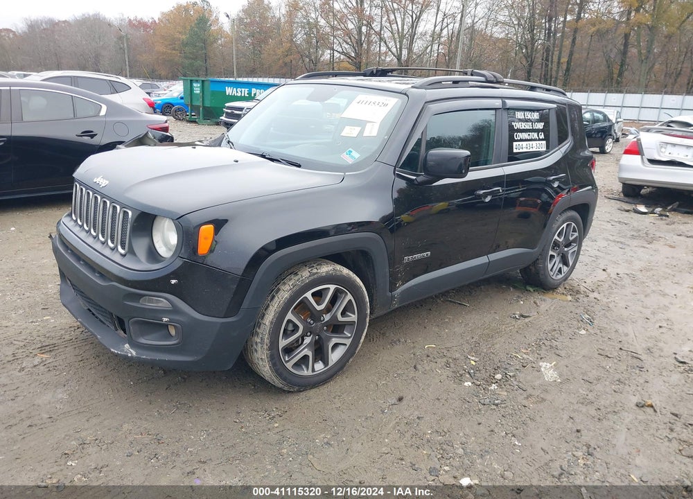 2018 JEEP RENEGADE LATITUDE FWD VIN: ZACCJABB6JPJ22594