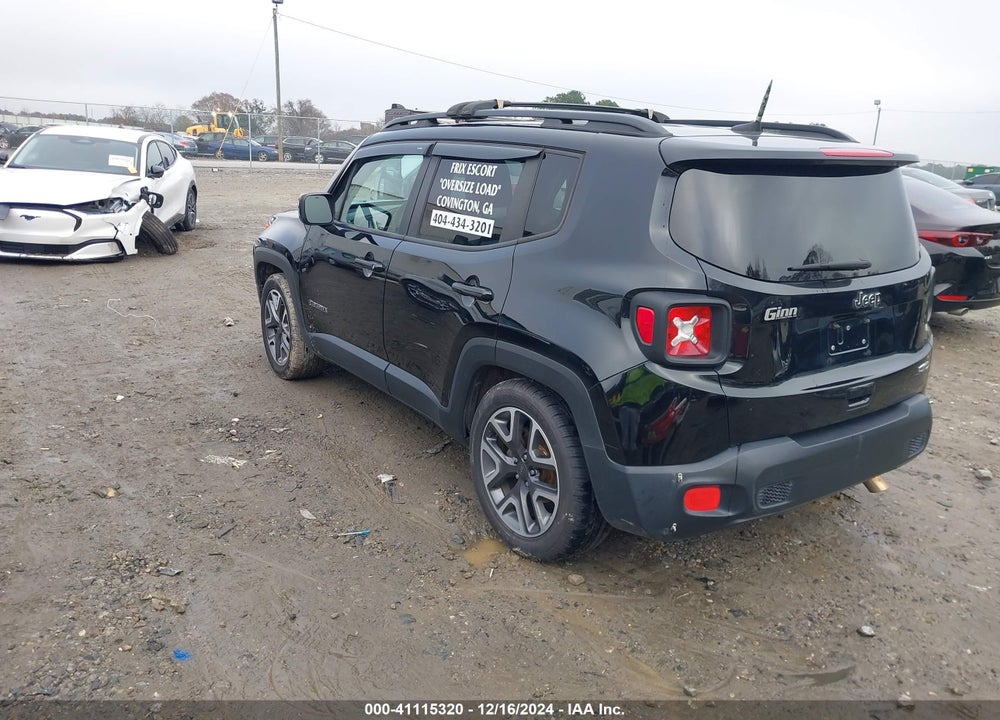 2018 JEEP RENEGADE LATITUDE FWD VIN: ZACCJABB6JPJ22594