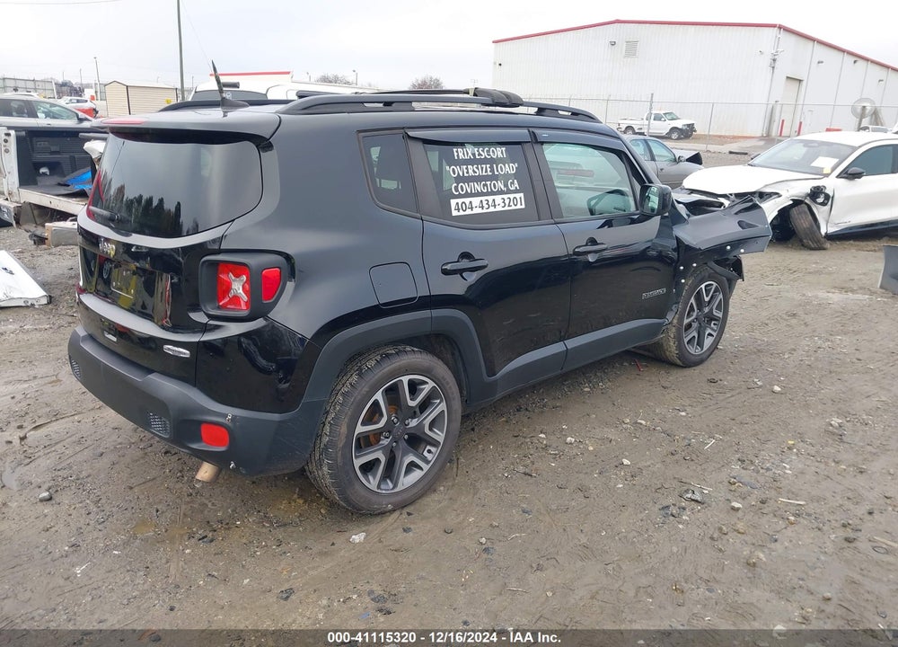 2018 JEEP RENEGADE LATITUDE FWD VIN: ZACCJABB6JPJ22594