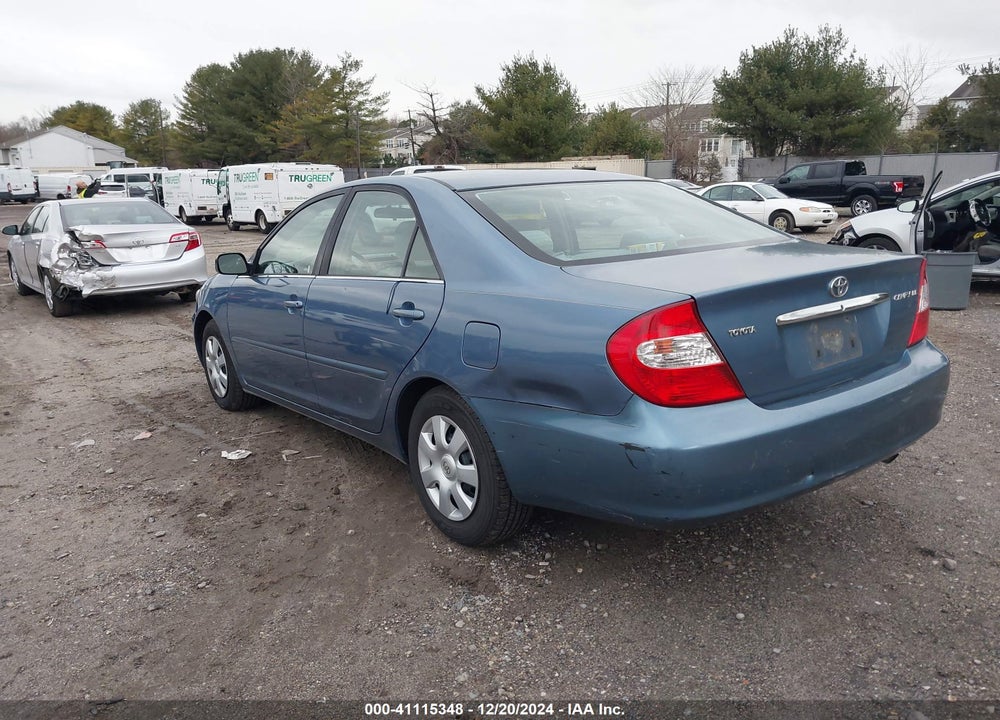 2004 TOYOTA CAMRY LE VIN: 4T1BE32K04U892528