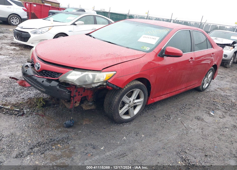 2012 TOYOTA CAMRY SE VIN: 4T1BF1FK8CU581763