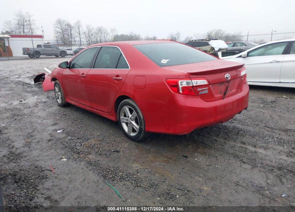 2012 TOYOTA CAMRY SE VIN: 4T1BF1FK8CU581763