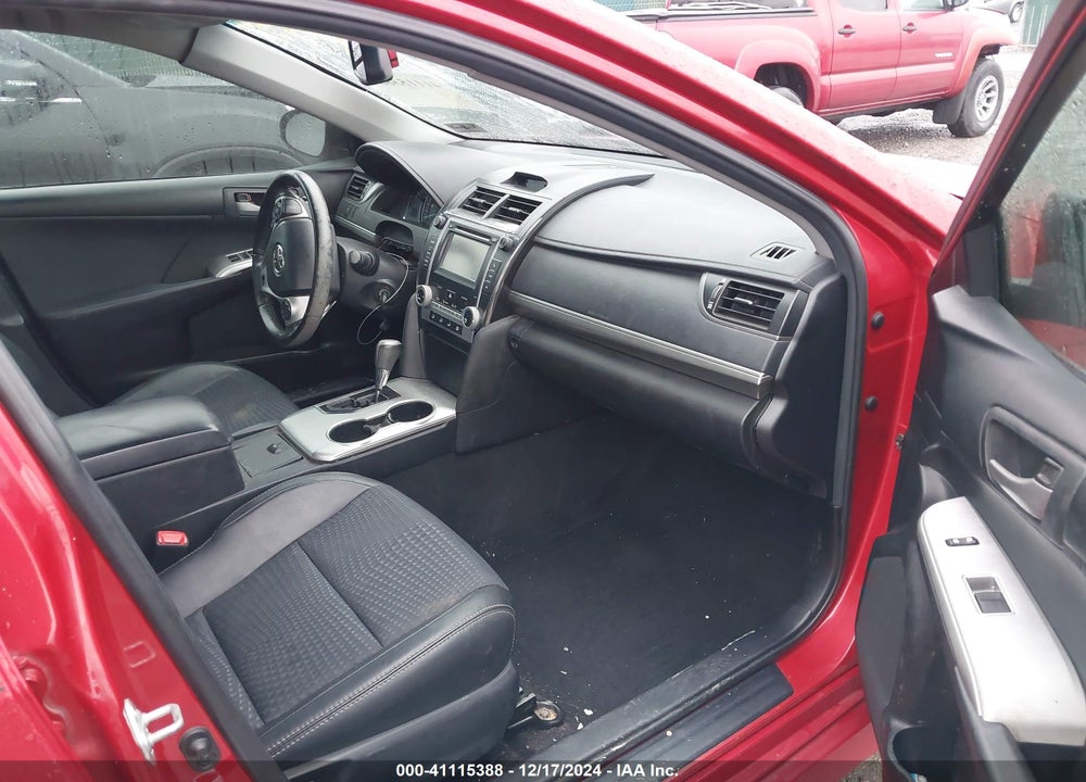 2012 TOYOTA CAMRY SE VIN: 4T1BF1FK8CU581763