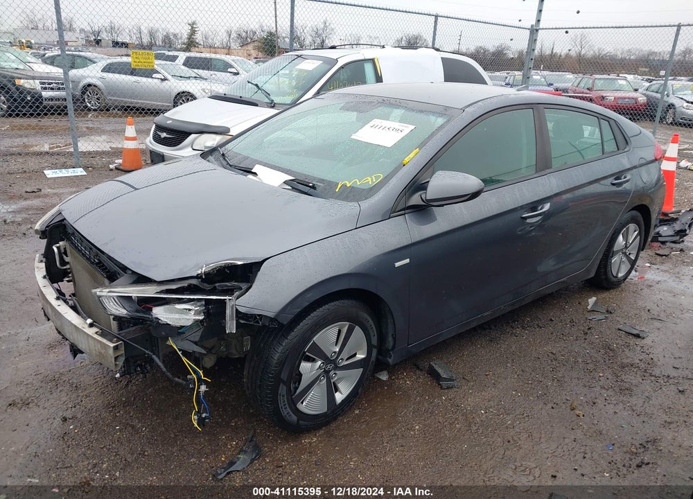 2018 HYUNDAI IONIQ HYBRID BLUE VIN: KMHC65LC9JU075820