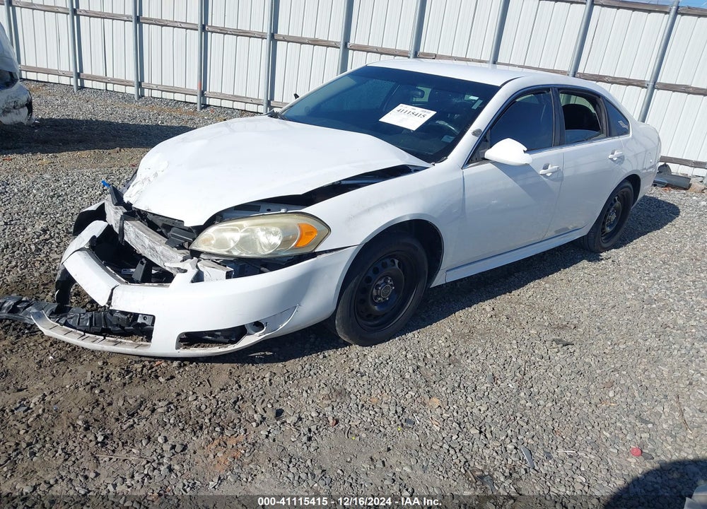 2013 CHEVROLET IMPALA POLICE VIN: 2G1WD5E34D1265263