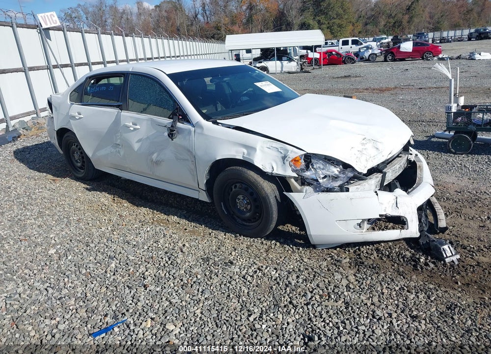 2013 CHEVROLET IMPALA POLICE VIN: 2G1WD5E34D1265263
