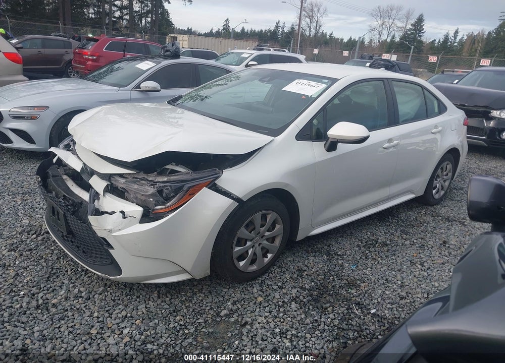 2020 TOYOTA COROLLA LE VIN: JTDEPRAE3LJ116419