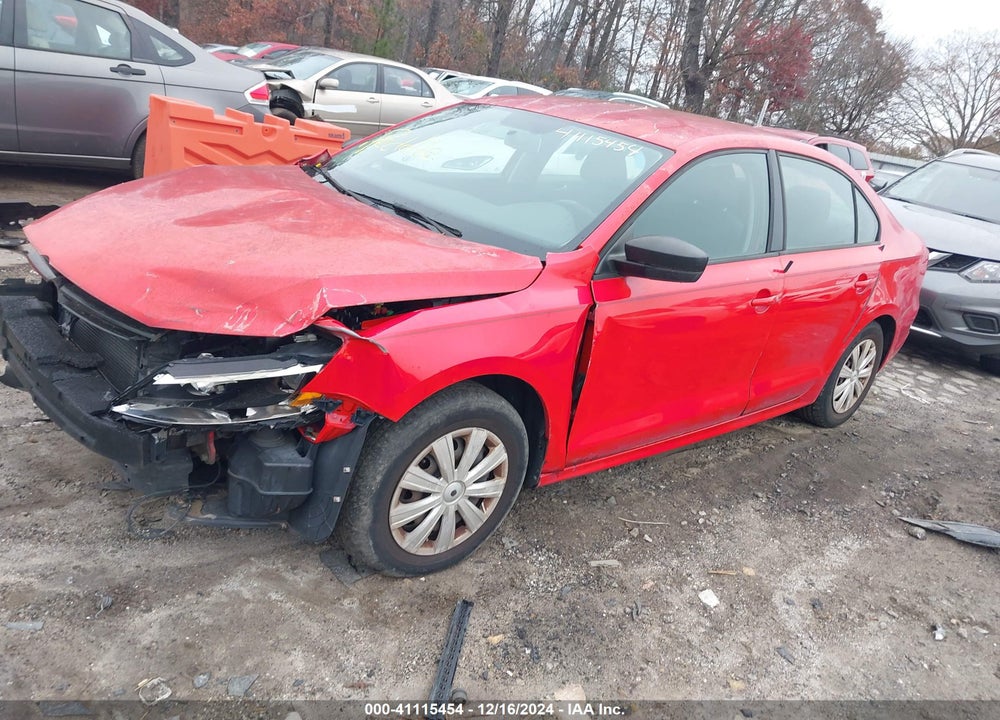 2012 VOLKSWAGEN JETTA 2.0L S VIN: 3VW2K7AJXCM356957